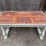 Table with carved legs