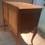 Louis XV style solid oak chest of drawers