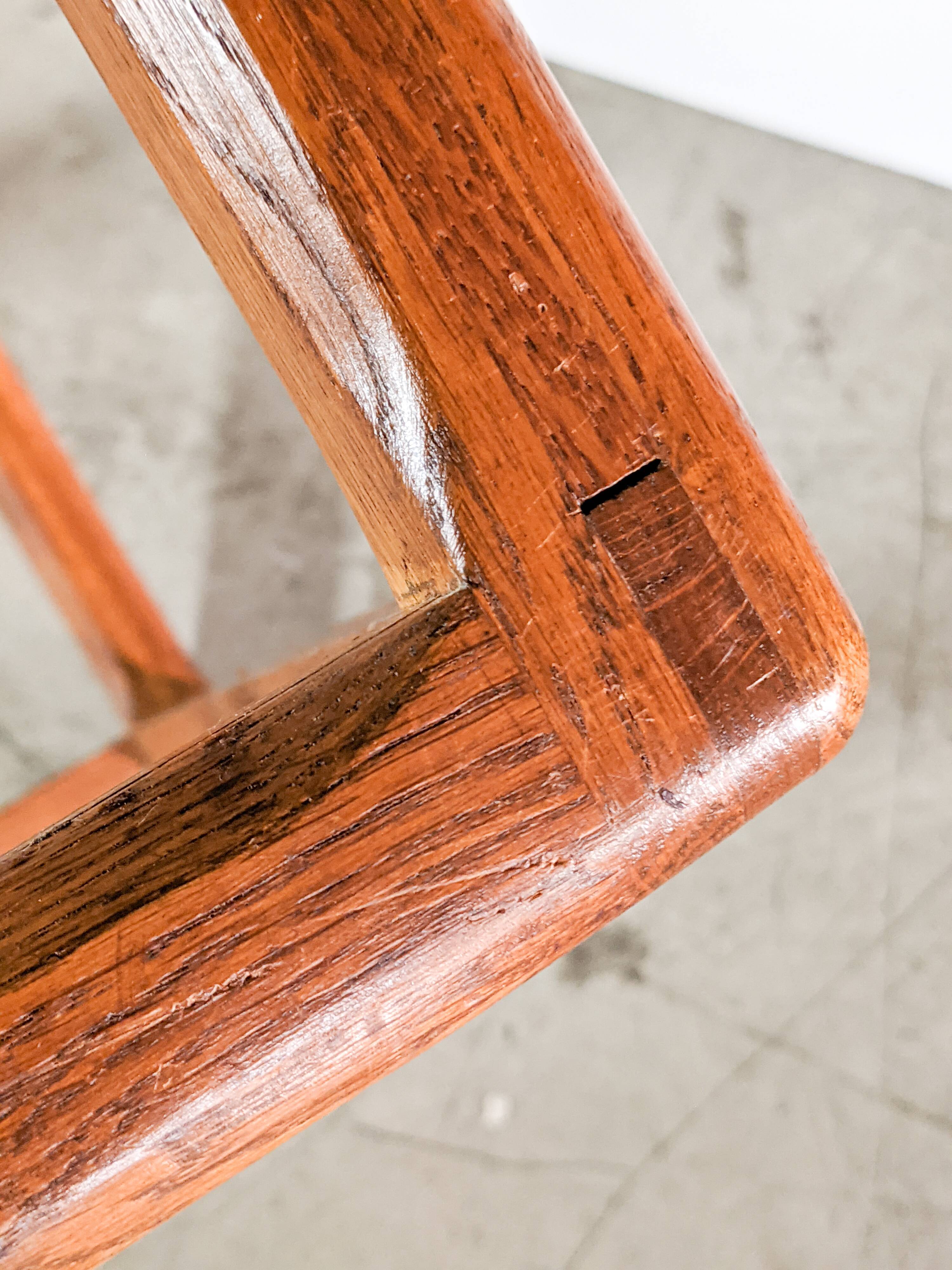 Vintage rectangular rosewood coffee table, Scandinavian design