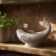 White porcelain sauce boat fish Ocean France, 1970s-1980s