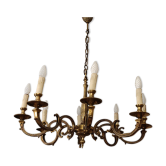 Lustre 8 style bronze lamps