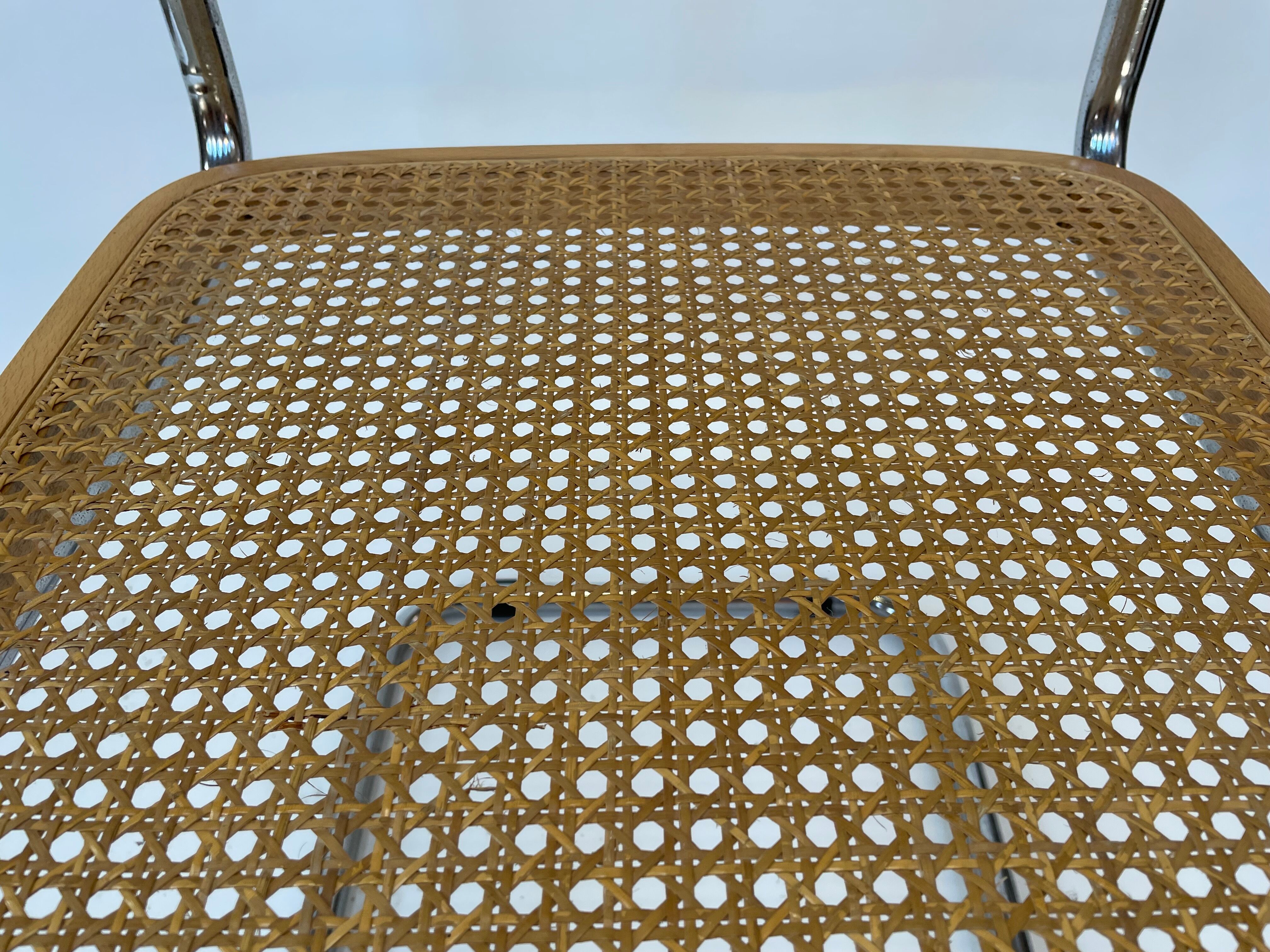 Cesca design chair b32 model in chrome