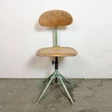Green Industrial Workshop Chair, 1950s
