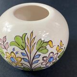 Earthenware ball vase from Nevers Montagnon