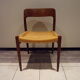 4 chairs Danoises Teck Model 75 from N.O.Moller