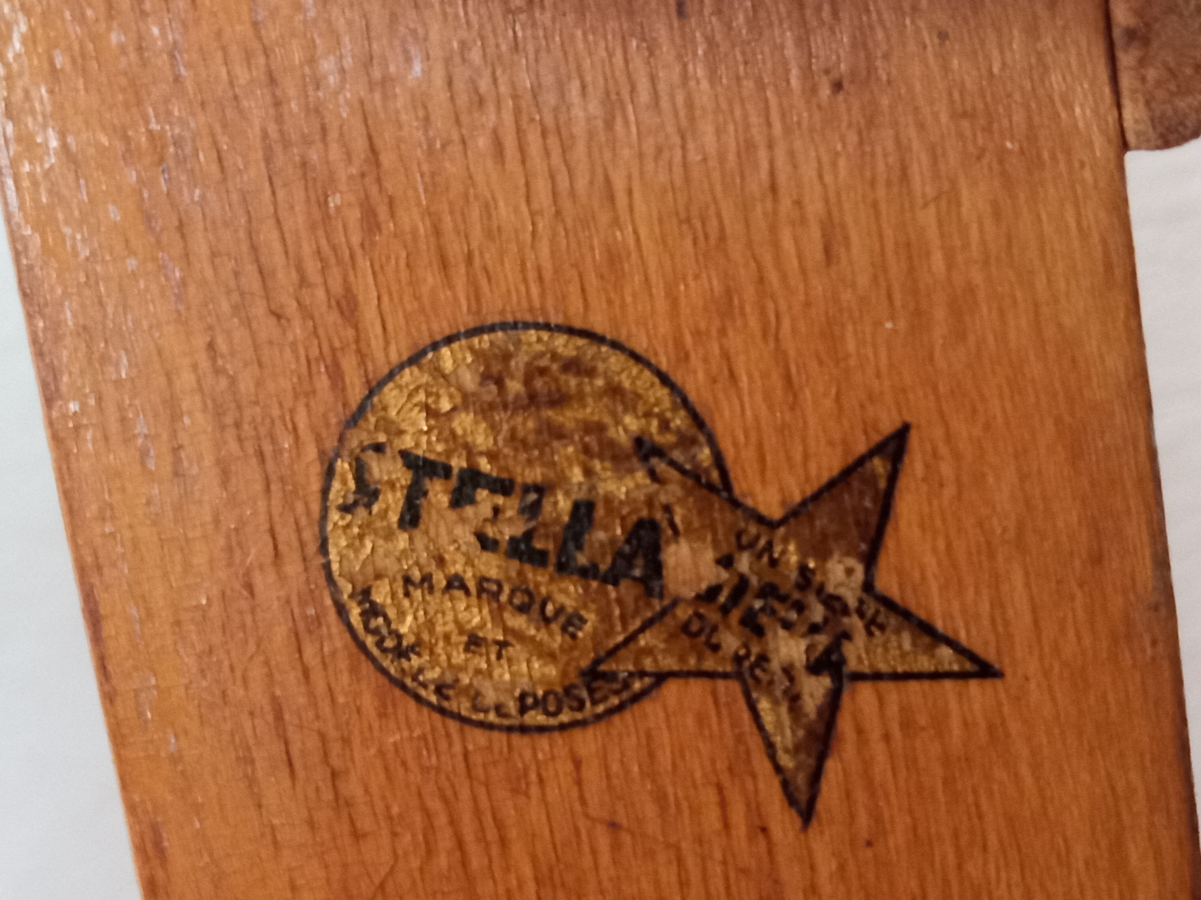 Paire de chaises bistrot Stella années 50