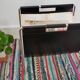 Magazine rack leather made by Brabantia 70 years