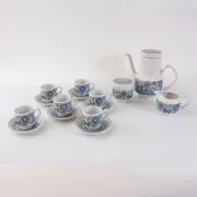 Vintage 1970s Raul da Bernarda Tea Set from Alcobaça, Portugal