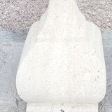 Lamp of the 70s in limestone