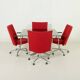 Erik Jørgensen “Partner” chairs by J. Foersom & P. Hiort-Lorenzen, set of 4, Denmark, 1970s