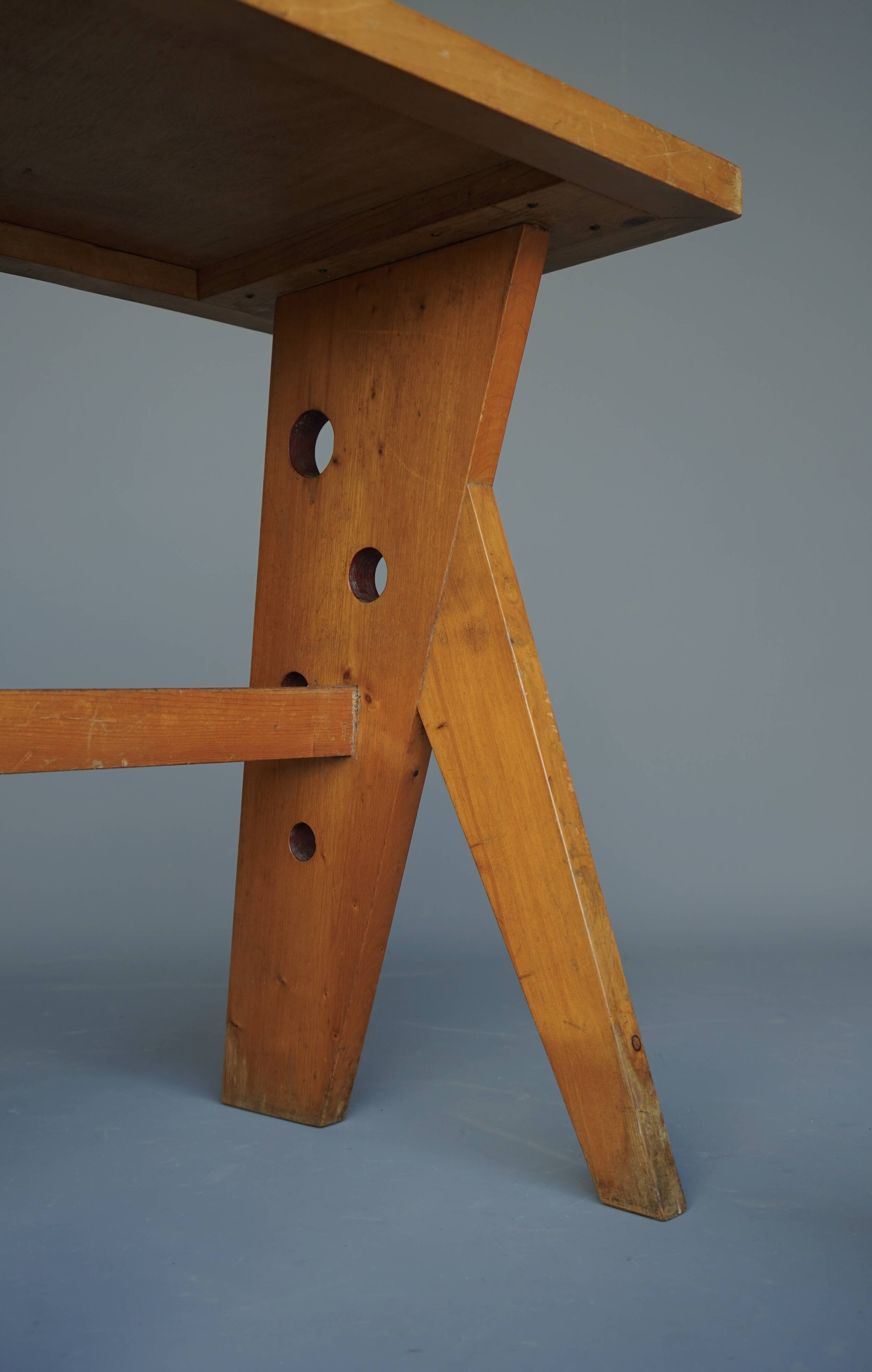 Petit bureau français vintage, années 1950