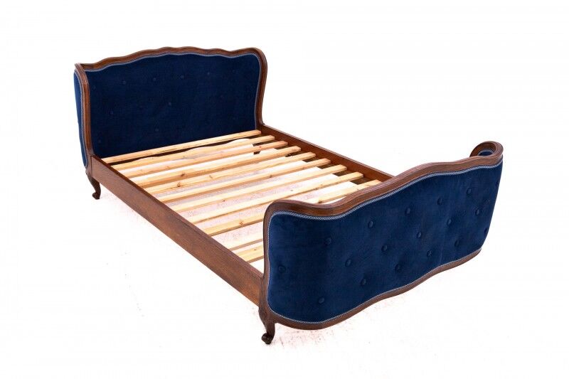 Antique bed, France, circa 1900. After renovation.