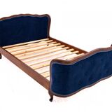 Antique bed, France, circa 1900. After renovation.