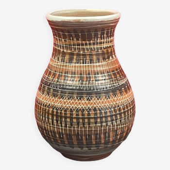 Vase en céramique par Marcel Guillot vers 1950s