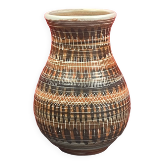 Vase en céramique par Marcel Guillot vers 1950s