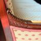 Empire bench, Restoration sofa in mahogany