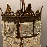 Italian crystal chandelier, 1940s