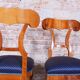 Biedermeier Cherrywood Chairs, Austria, 1820s, Set of 4
