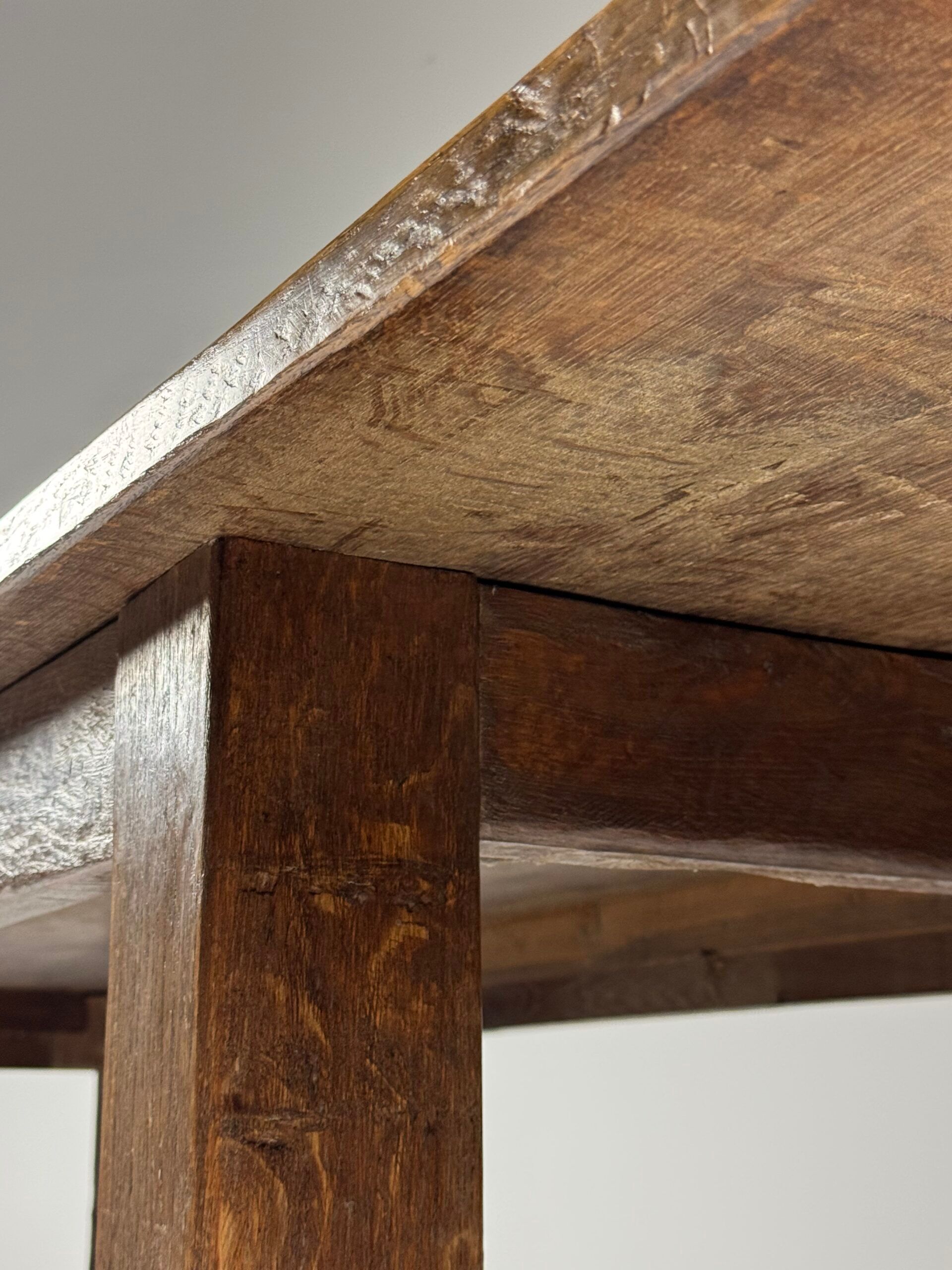Table de monastère belge en chêne 280 cm