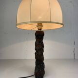 Brutalist organic mushroom table lamp, Dutch 1960s