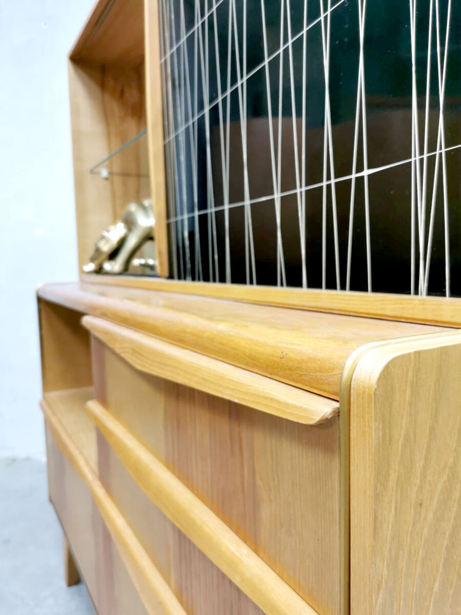 Vintage Czech design cocktail bar by Bohumil Landsman for Jitona