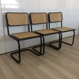 Series of 3 chairs B32 by Marcel Breuer