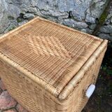 Vintage wicker chest