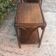 Pair rattan bedside