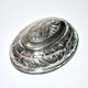 Art deco pillbox box in silver metal - antique snuffbox pillbox