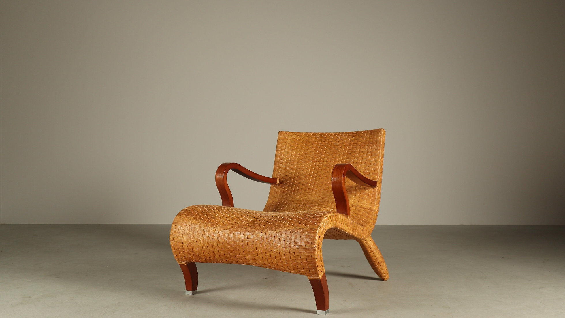 Set of two Antonio Citterio lounge chairs, B&B Italia 1993