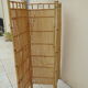 Vintage 1960s bamboo rattan screen