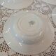 6 antique ironstone soup plates