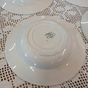 6 assiettes creuses anciennes Terre de fer