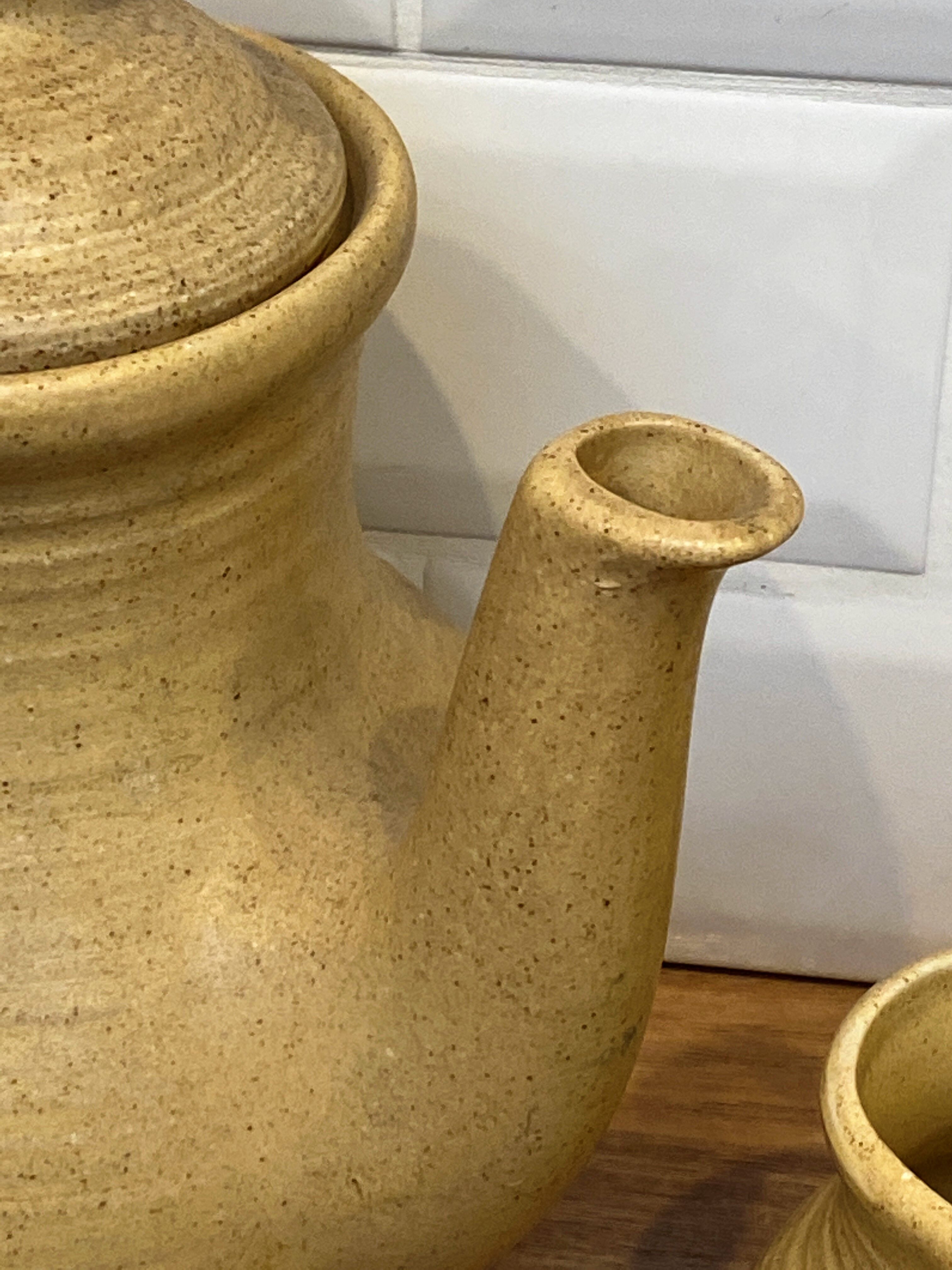 Stoneware coffee service