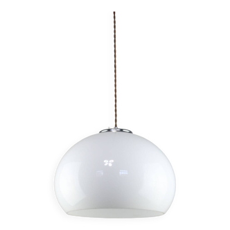 Lampe à Suspension Jolly Blanche par Luigi Massoni pour Guzzini, 1970s