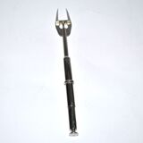 Crustacean claw - silver-plated lobster pick with pusher