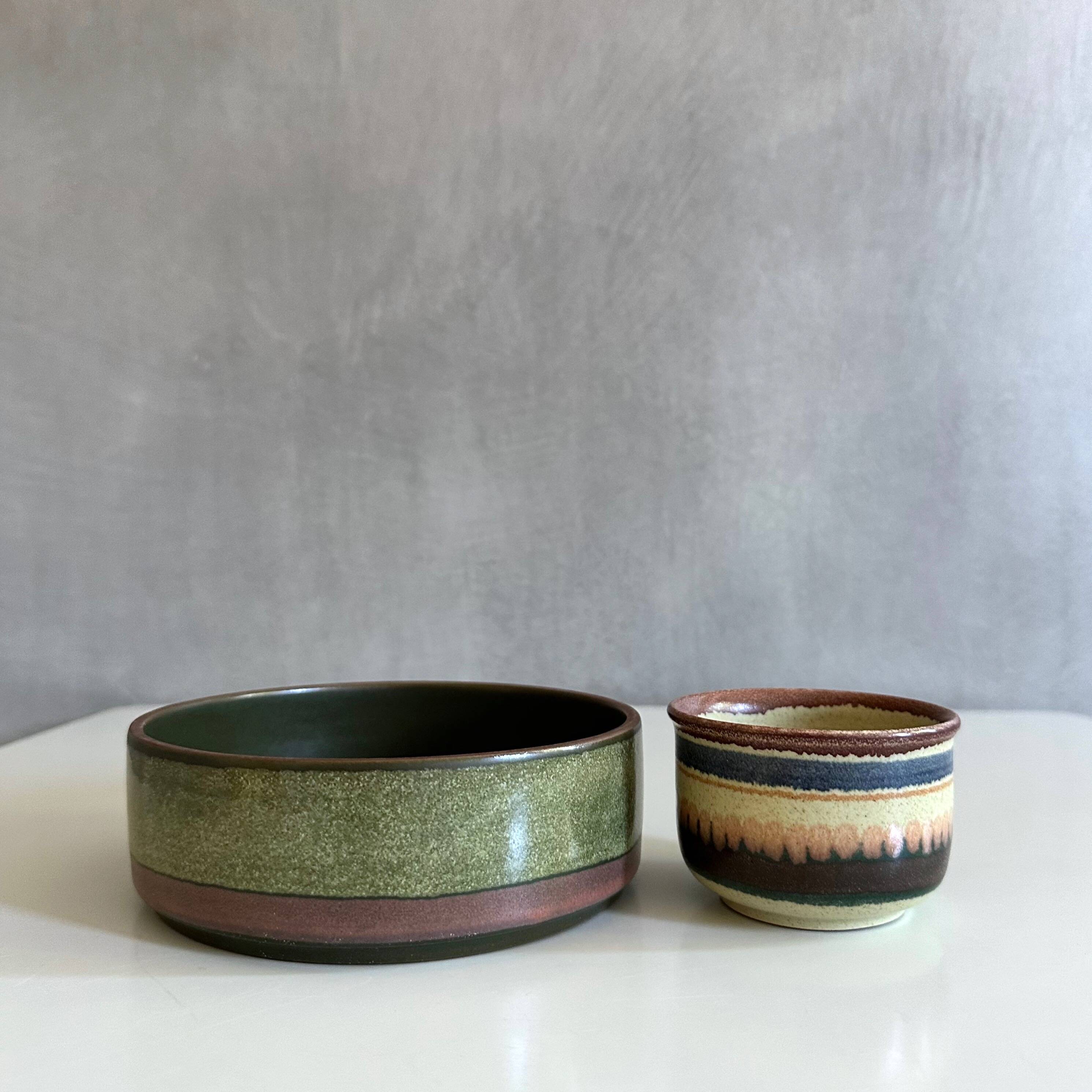 KMK Ceramic Set – Kupfermühle Pottery – Bowls & Plates from the "Lima" Seri