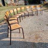 10 Vintage Canteen Chairs