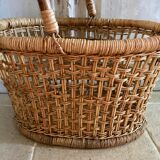 Vintage wicker basket