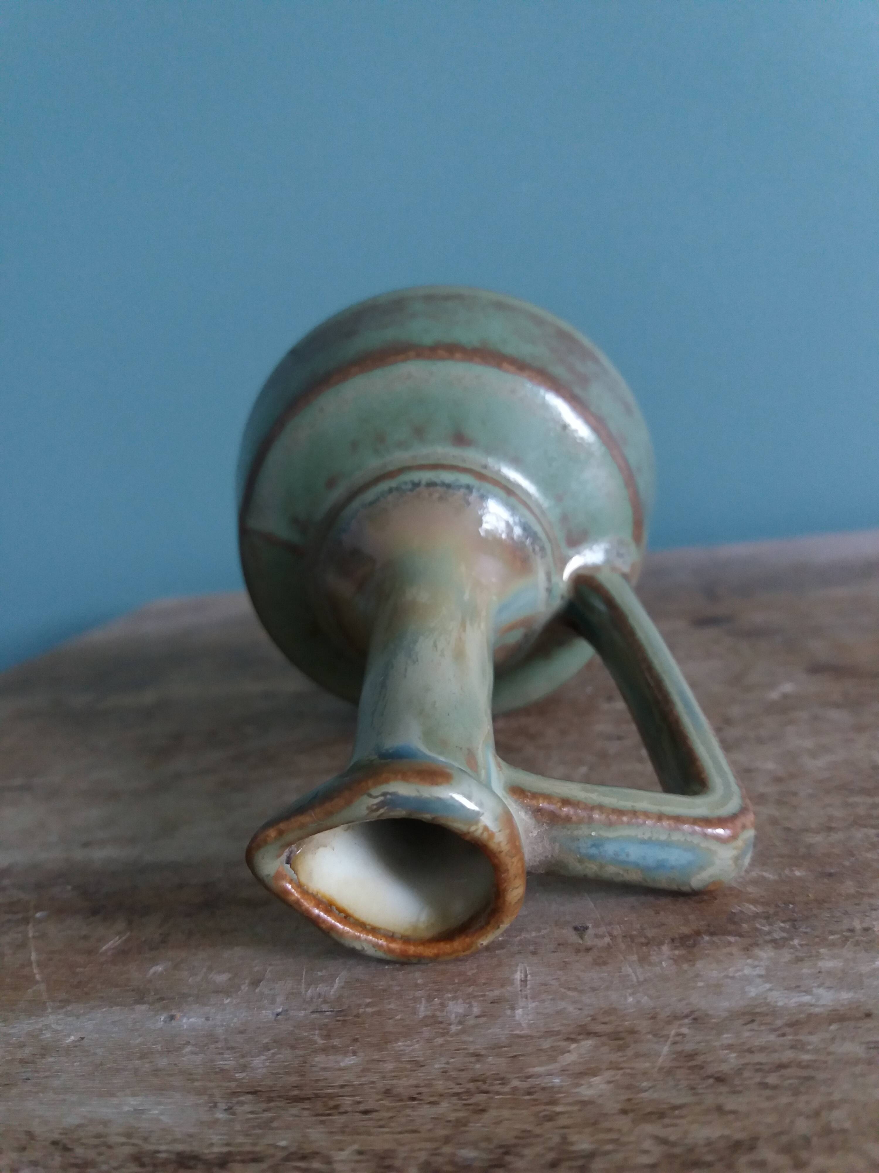 Miniature ceramic pitcher Barbier Frères in Tours