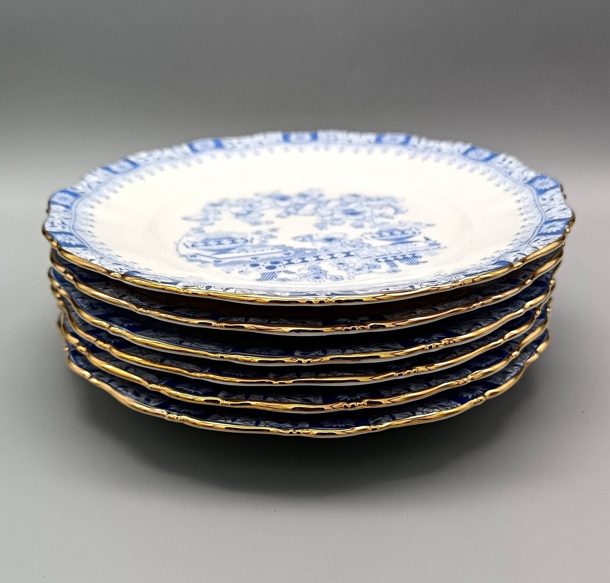 6 dessert plates porcelain theresia pattern vintage seltmann weiden bavaria
