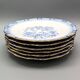 6 dessert plates porcelain theresia pattern vintage seltmann weiden bavaria