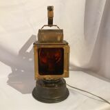 Vintage SNCF table lamp