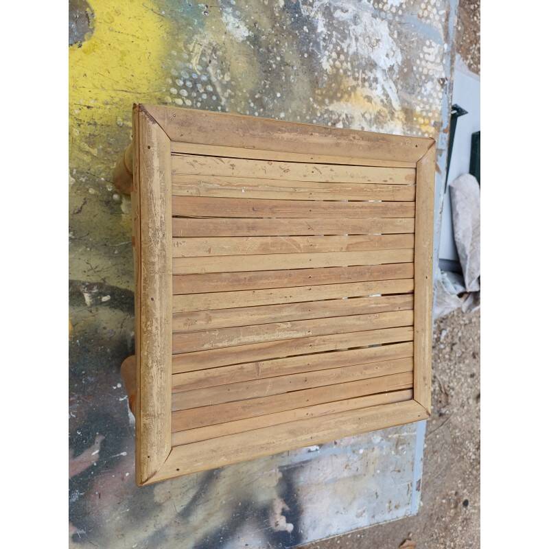 Vintage bamboo coffee table