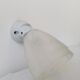 Art deco wall lamp in glass and porcelain