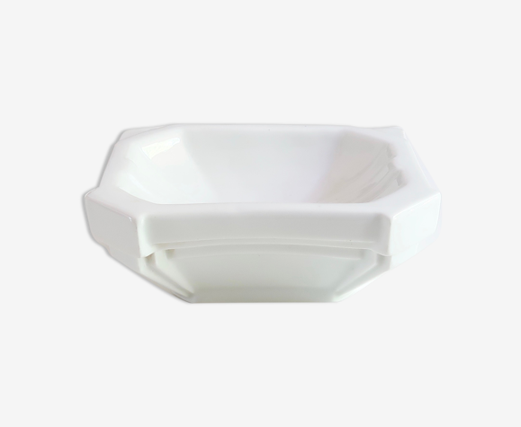 Porte savon mural art deco en porcelaine