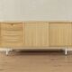 Light Wooden Sideboard, 1950s