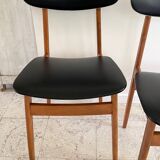 Chic vintage pair of Scandinavian chairs