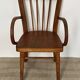 Curved wooden child's armchair - early 20th century