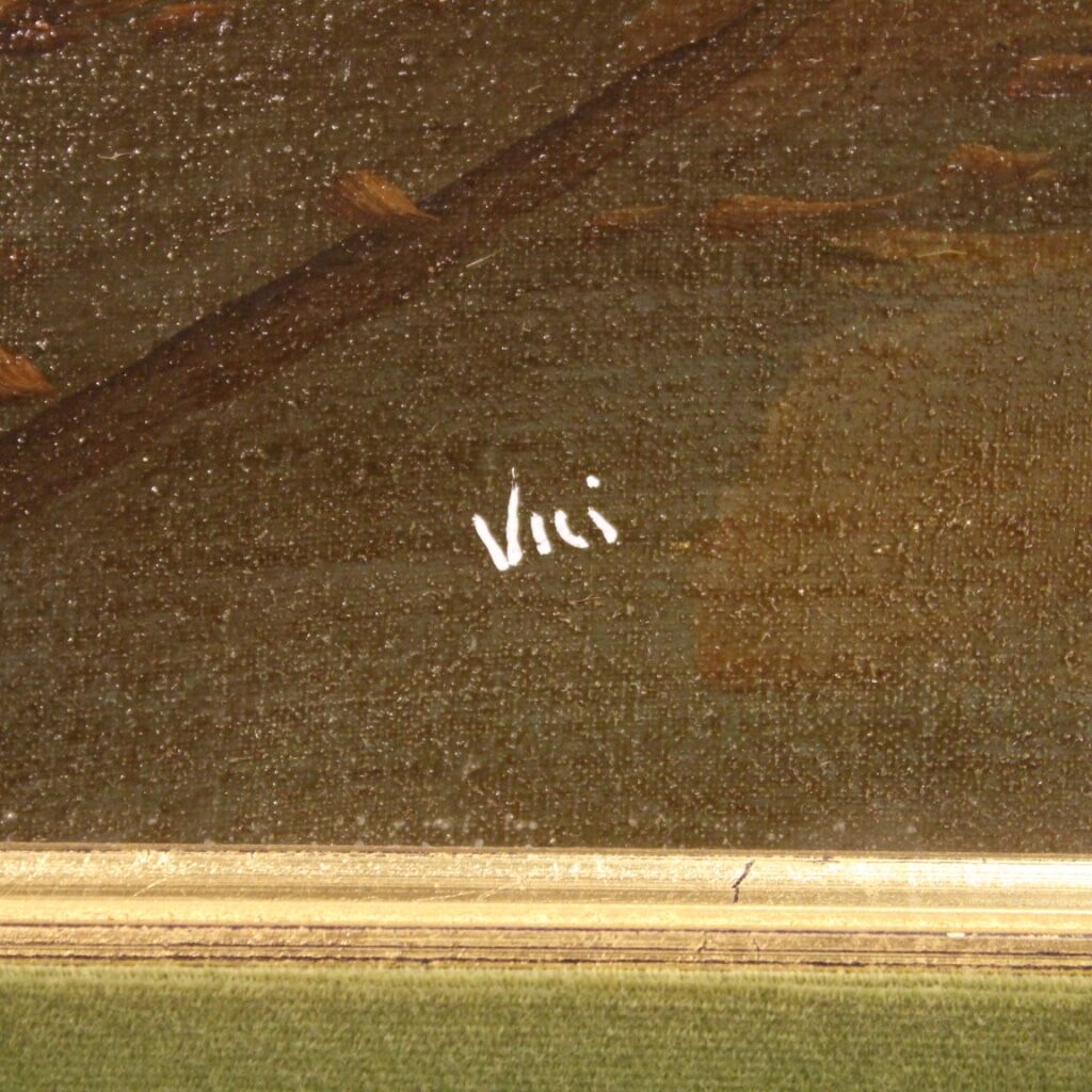 Italian landscape painting from 20th century